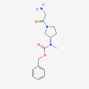 [(S)-1-(2-Amino-acetyl)-pyrrolidin-3-yl]-methyl-carbamic acid benzyl ester - 