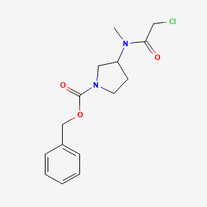 3-[(2-Chloro-acetyl)-methyl-amino]-pyrrolidine-1-carboxylic acid benzyl ester - 