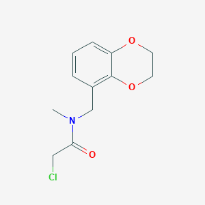 2-Chloro-N-(2,3-dihydro-benzo[1,4]dioxin-5-ylmethyl)-N-methyl-acetamide - 