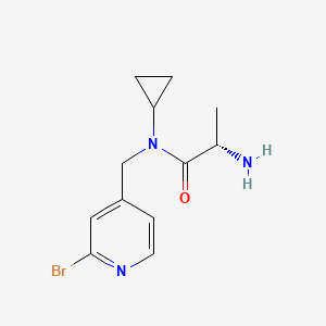 (S)-2-Amino-N-(2-bromo-pyridin-4-ylmethyl)-N-cyclopropyl-propionamide - 