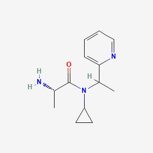 (S)-2-Amino-N-cyclopropyl-N-(1-pyridin-2-yl-ethyl)-propionamide - 