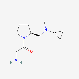 2-Amino-1-{(S)-2-[(cyclopropyl-methyl-amino)-methyl]-pyrrolidin-1-yl}-ethanone - 