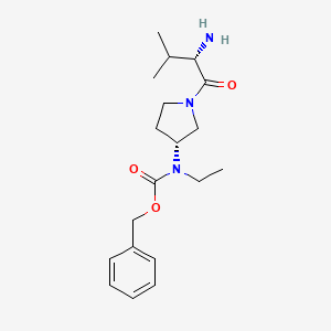 [(R)-1-((S)-2-Amino-3-methyl-butyryl)-pyrrolidin-3-yl]-ethyl-carbamic acid benzyl ester - 