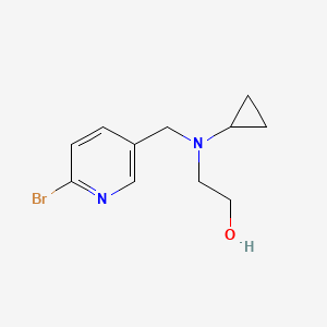 2-[(6-Bromo-pyridin-3-ylmethyl)-cyclopropyl-amino]-ethanol - 