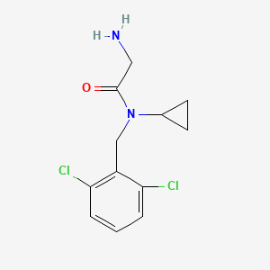 2-Amino-N-cyclopropyl-N-(2,6-dichloro-benzyl)-acetamide - 