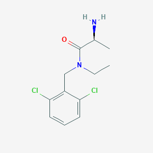 (S)-2-Amino-N-(2,6-dichloro-benzyl)-N-ethyl-propionamide - 