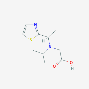 [Isopropyl-(1-thiazol-2-yl-ethyl)-amino]-acetic acid - 