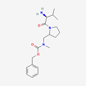 [1-((S)-2-Amino-3-methyl-butyryl)-pyrrolidin-2-ylmethyl]-methyl-carbamic acid benzyl ester - 