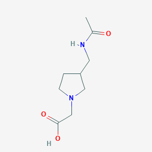 [3-(Acetylamino-methyl)-pyrrolidin-1-yl]-acetic acid - 