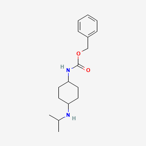 (4-Isopropylamino-cyclohexyl)-carbamic acid benzyl ester - 