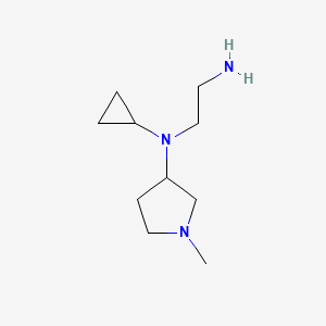 N1-Cyclopropyl-N1-(1-methylpyrrolidin-3-yl)ethane-1,2-diamine - 