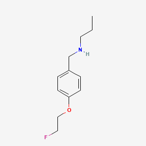 {[4-(2-Fluoroethoxy)phenyl]methyl}(propyl)amine - 