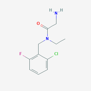 2-Amino-N-(2-chloro-6-fluoro-benzyl)-N-ethyl-acetamide - 