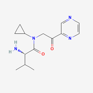 (S)-2-Amino-N-cyclopropyl-3-methyl-N-(2-oxo-2-pyrazin-2-yl-ethyl)-butyramide - 