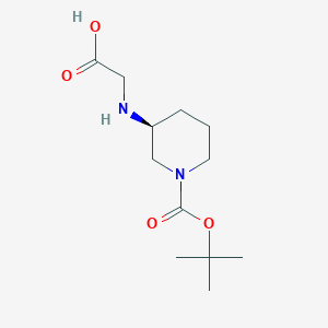 (S)-3-(Carboxymethyl-amino)-piperidine-1-carboxylic acid tert-butyl ester - 