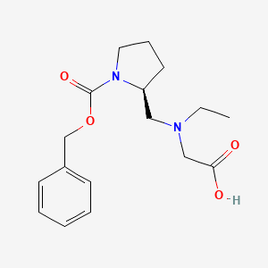 (S)-2-[(Carboxymethyl-ethyl-amino)-methyl]-pyrrolidine-1-carboxylic acid benzyl ester - 