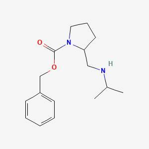 2-(Isopropylamino-methyl)-pyrrolidine-1-carboxylic acid benzyl ester - 