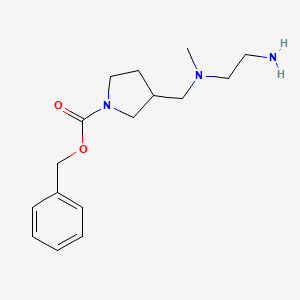 3-{[(2-Amino-ethyl)-methyl-amino]-methyl}-pyrrolidine-1-carboxylic acid benzyl ester - 