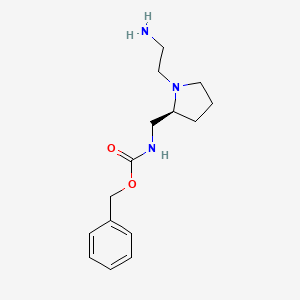 [(S)-1-(2-Amino-ethyl)-pyrrolidin-2-ylmethyl]-carbamic acid benzyl ester - 