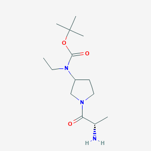 [1-((S)-2-Amino-propionyl)-pyrrolidin-3-yl]-ethyl-carbamic acid tert-butyl ester - 