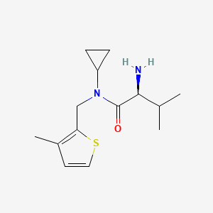 (S)-2-Amino-N-cyclopropyl-3-methyl-N-(3-methyl-thiophen-2-ylmethyl)-butyramide - 