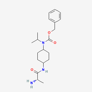 [4-((S)-2-Amino-propionylamino)-cyclohexyl]-isopropyl-carbamic acid benzyl ester - 