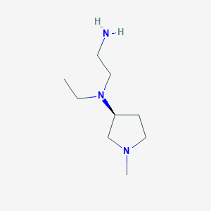 (S)-N1-Ethyl-N1-(1-methylpyrrolidin-3-yl)ethane-1,2-diamine - 