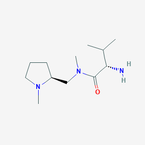 (S)-2-Amino-N,3-dimethyl-N-(((S)-1-methylpyrrolidin-2-yl)methyl)butanamide - 