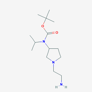 [1-(2-Amino-ethyl)-pyrrolidin-3-yl]-isopropyl-carbamic acid tert-butyl ester - 