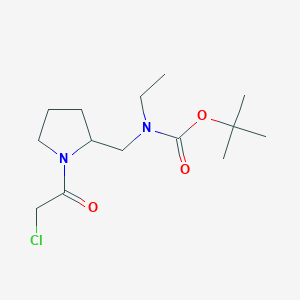 [1-(2-Chloro-acetyl)-pyrrolidin-2-ylmethyl]-ethyl-carbamic acid tert-butyl ester - 