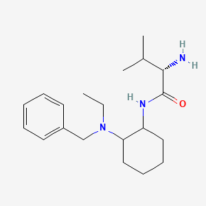 (S)-2-Amino-N-[2-(benzyl-ethyl-amino)-cyclohexyl]-3-methyl-butyramide - 