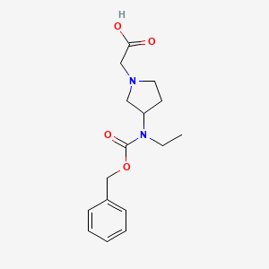 [3-(Benzyloxycarbonyl-ethyl-amino)-pyrrolidin-1-yl]-acetic acid - 