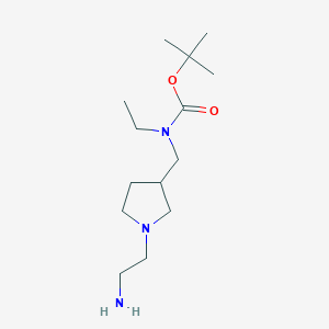 [1-(2-Amino-ethyl)-pyrrolidin-3-ylmethyl]-ethyl-carbamic acid tert-butyl ester - 