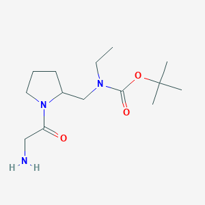 [1-(2-Amino-acetyl)-pyrrolidin-2-ylmethyl]-ethyl-carbamic acid tert-butyl ester - 