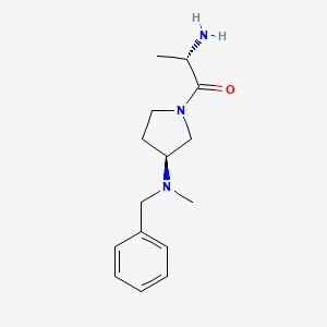(S)-2-Amino-1-[(S)-3-(benzyl-methyl-amino)-pyrrolidin-1-yl]-propan-1-one - 