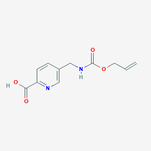 5-((((Allyloxy)carbonyl)amino)methyl)picolinic acid - 
