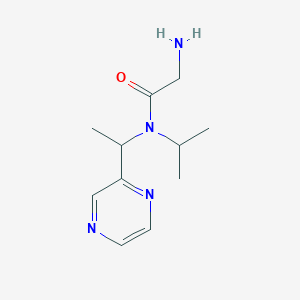 2-Amino-N-isopropyl-N-(1-pyrazin-2-yl-ethyl)-acetamide - 
