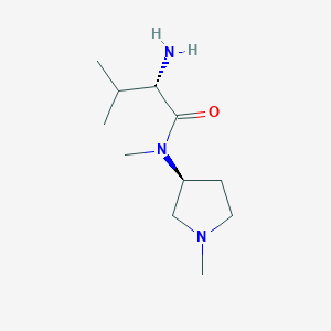(S)-2-Amino-3,N-dimethyl-N-((S)-1-methyl-pyrrolidin-3-yl)-butyramide - 