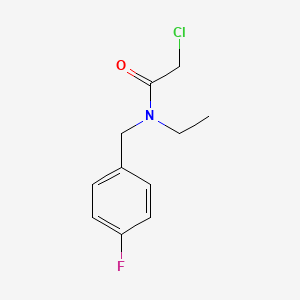 2-Chloro-N-ethyl-N-(4-fluoro-benzyl)-acetamide - 