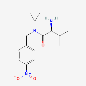 (S)-2-Amino-N-cyclopropyl-3-methyl-N-(4-nitro-benzyl)-butyramide - 