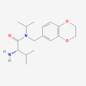 (S)-2-Amino-N-(2,3-dihydro-benzo[1,4]dioxin-6-ylmethyl)-N-isopropyl-3-methyl-butyramide - 