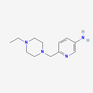 3-Pyridinamine, 6-[(4-ethyl-1-piperazinyl)methyl]- - 