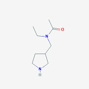 N-Ethyl-N-pyrrolidin-3-ylmethyl-acetamide - 