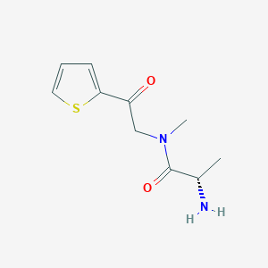 (S)-2-Amino-N-methyl-N-(2-oxo-2-thiophen-2-yl-ethyl)-propionamide - 