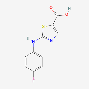 2-((4-Fluorophenyl)amino)thiazole-5-carboxylic acid - 