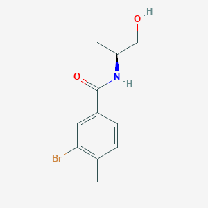3-Bromo-N-[(2S)-1-hydroxypropan-2-yl]-4-methylbenzamide - 