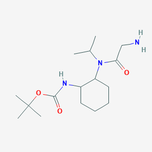{2-[(2-Amino-acetyl)-isopropyl-amino]-cyclohexyl}-carbamic acid tert-butyl ester - 