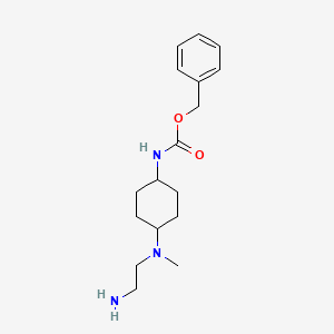 {4-[(2-Amino-ethyl)-methyl-amino]-cyclohexyl}-carbamic acid benzyl ester - 