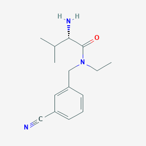 (S)-2-Amino-N-(3-cyano-benzyl)-N-ethyl-3-methyl-butyramide - 