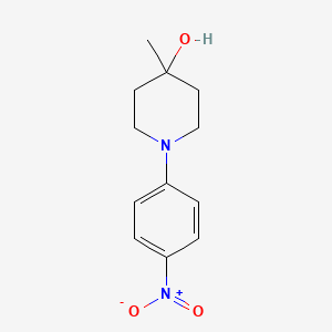 4-Methyl-1-(4-nitrophenyl)piperidin-4-ol - 